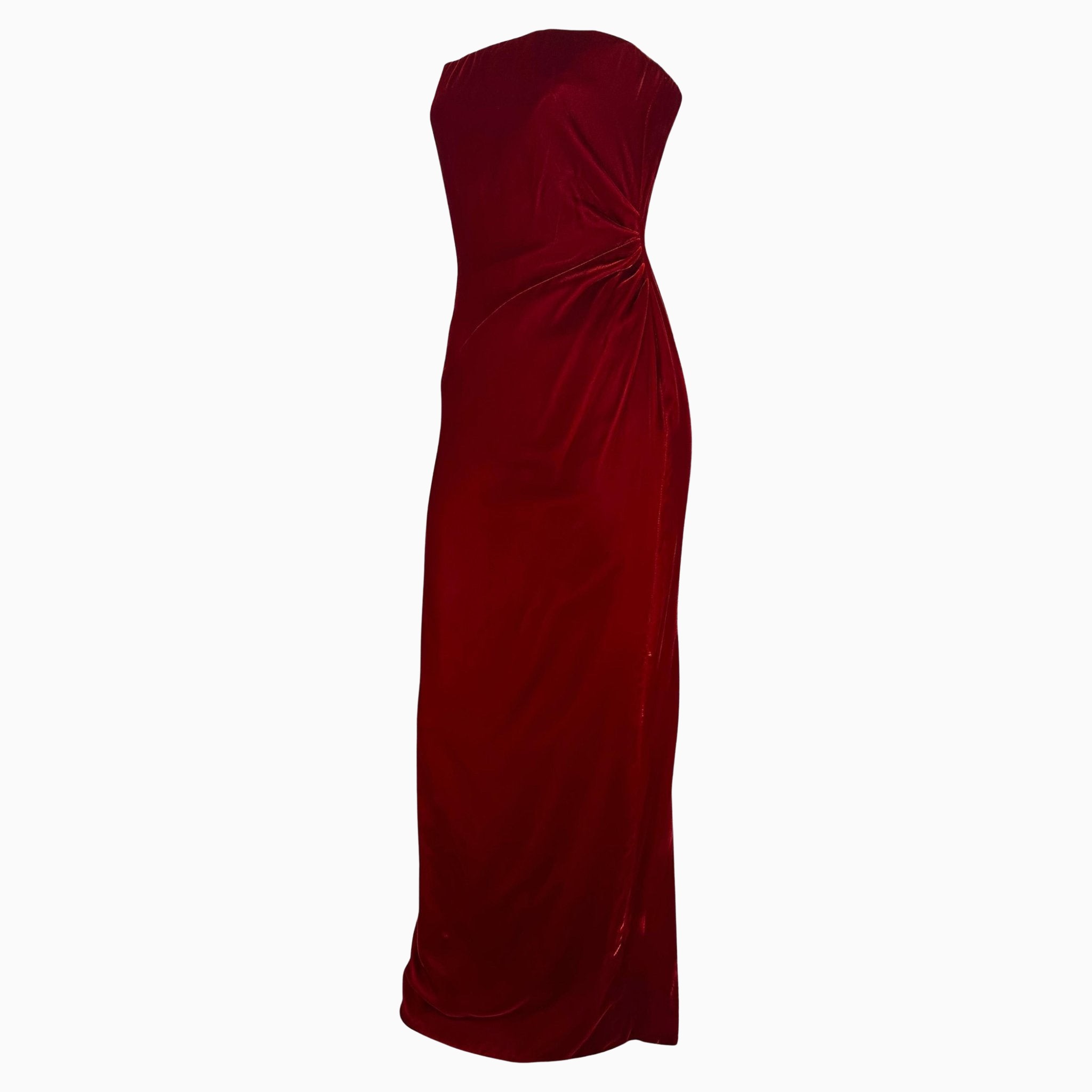 bill blass red dress BILL BLASS Red Dress / Vintage Bill Blass Dress / 80s Bill Blass Red Dress / Fits M / Bill Blass Asymmetrical Pleated Dress
