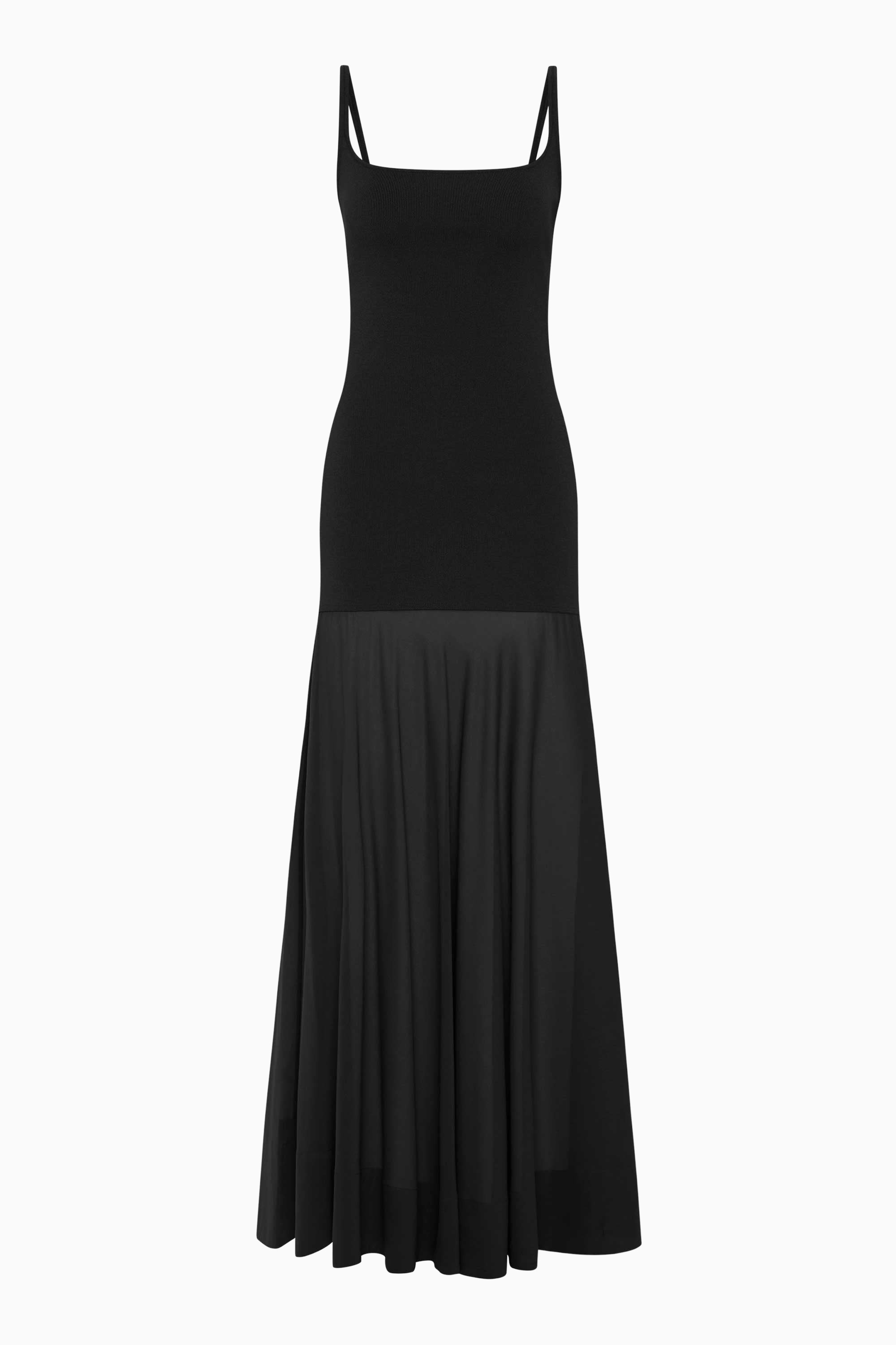 st agni mesh dress St. Agni - Silk Mesh Bias Dress