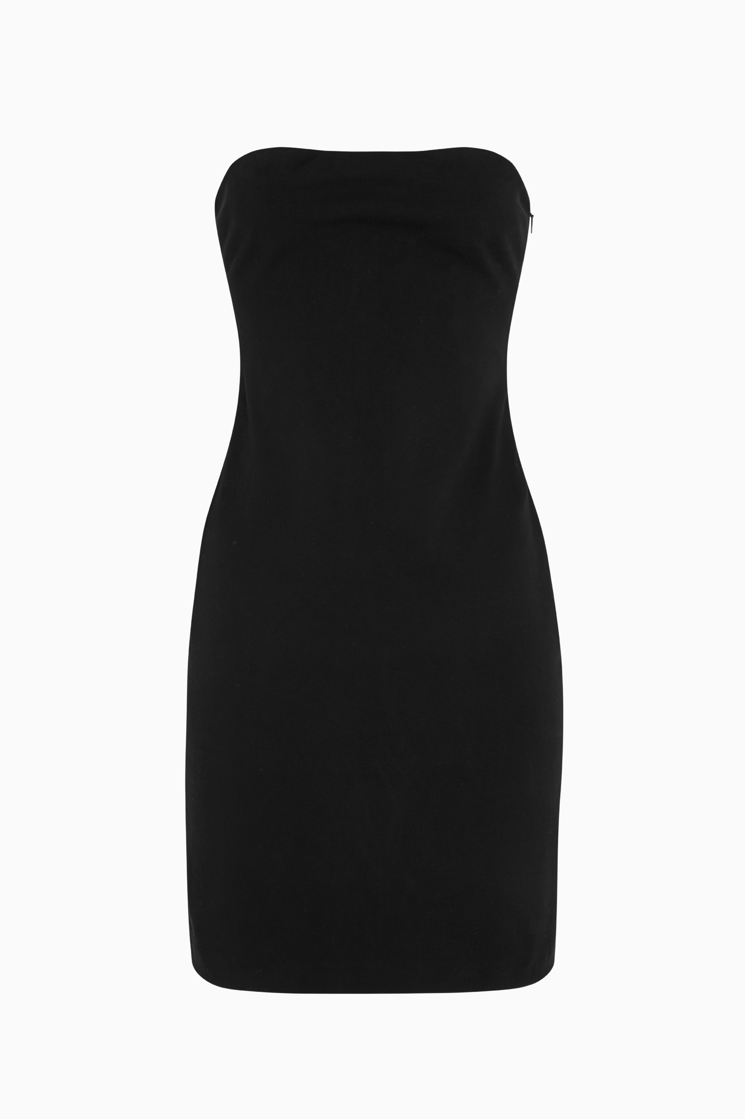 ALFIE The Bustier Dress in Jet Black