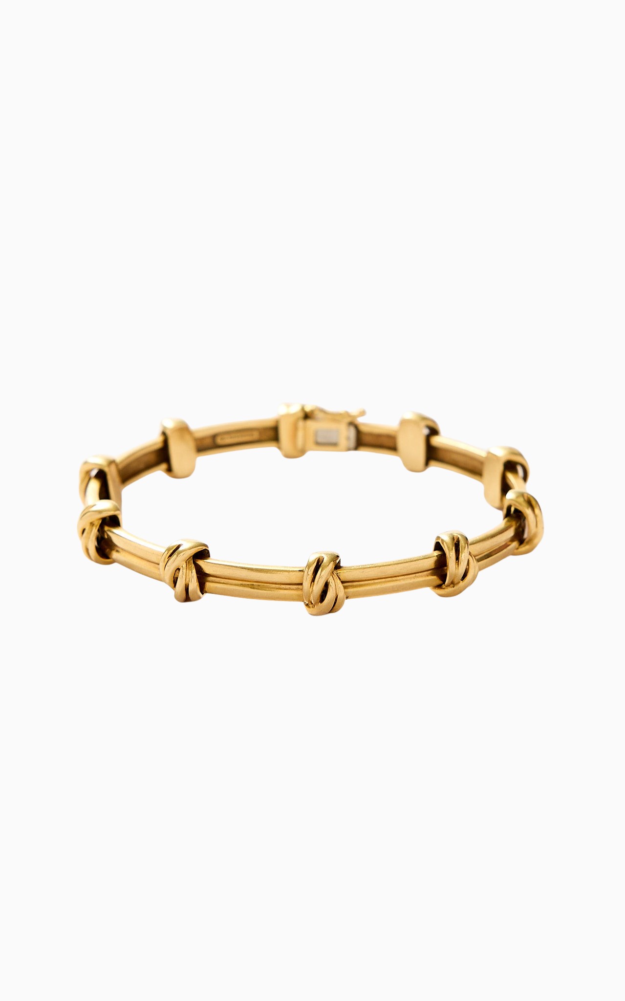 VINTAGE TIFFANY&Co.】Love knot bangle Vintage Tiffany & Co 925 