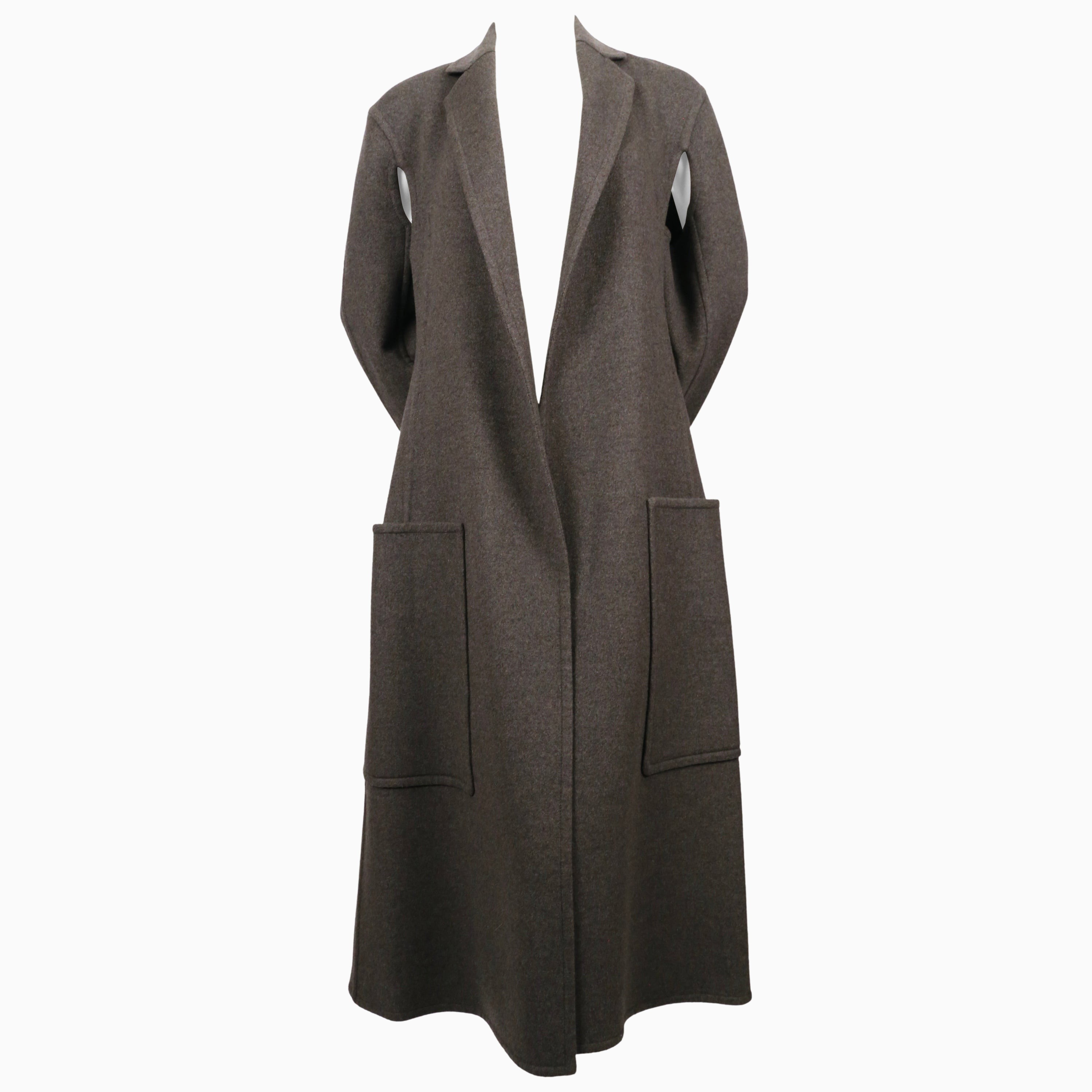 Vintage Celine by Phoebe Philo Grey Cashmere Coat | DOTSHOP