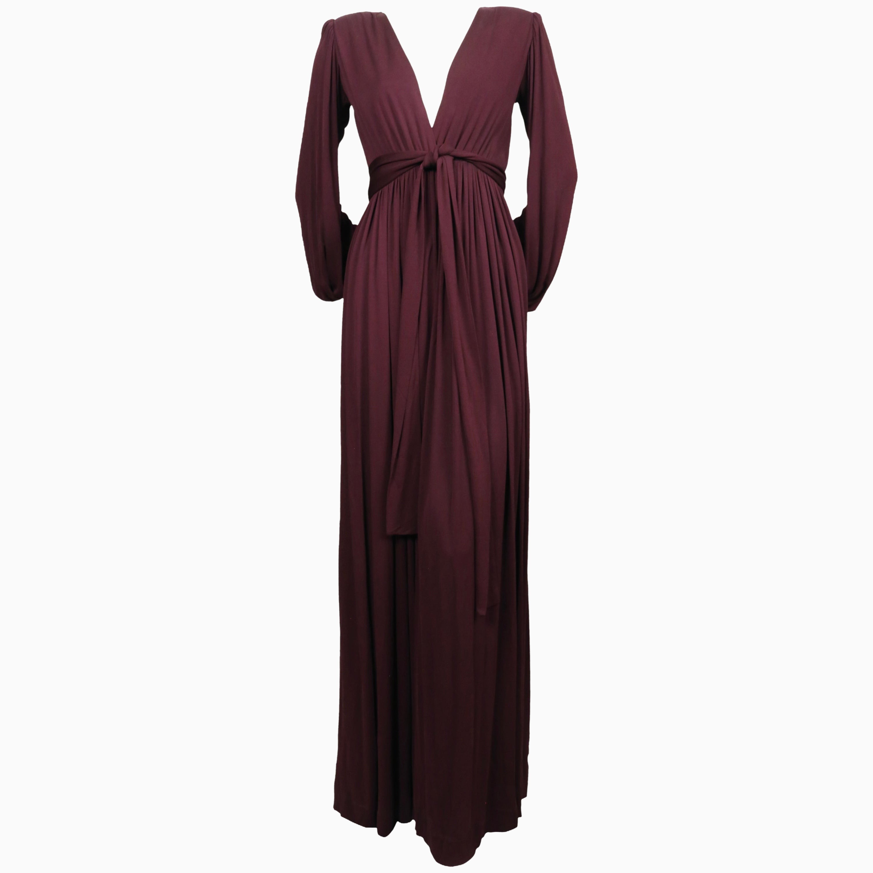 saint laurent jersey maxi dress Saint Laurent